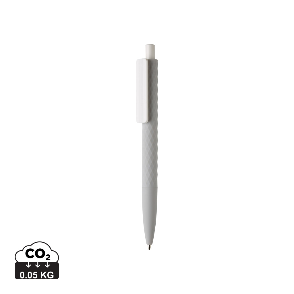 Stylo publicitaire - X3 Smooth Touch Gris et Blanc